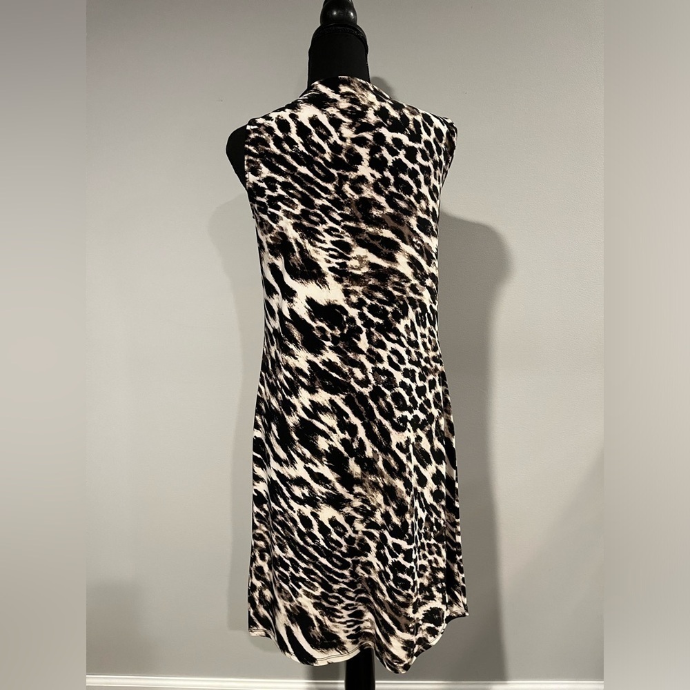 🆕 Dana Buchanan Leopard Print Dress Size Small - Picture 2 of 8